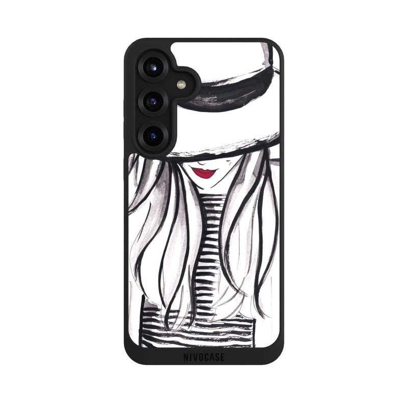 Galaxy S25 + NIVOpure Powerfrau mit Hut