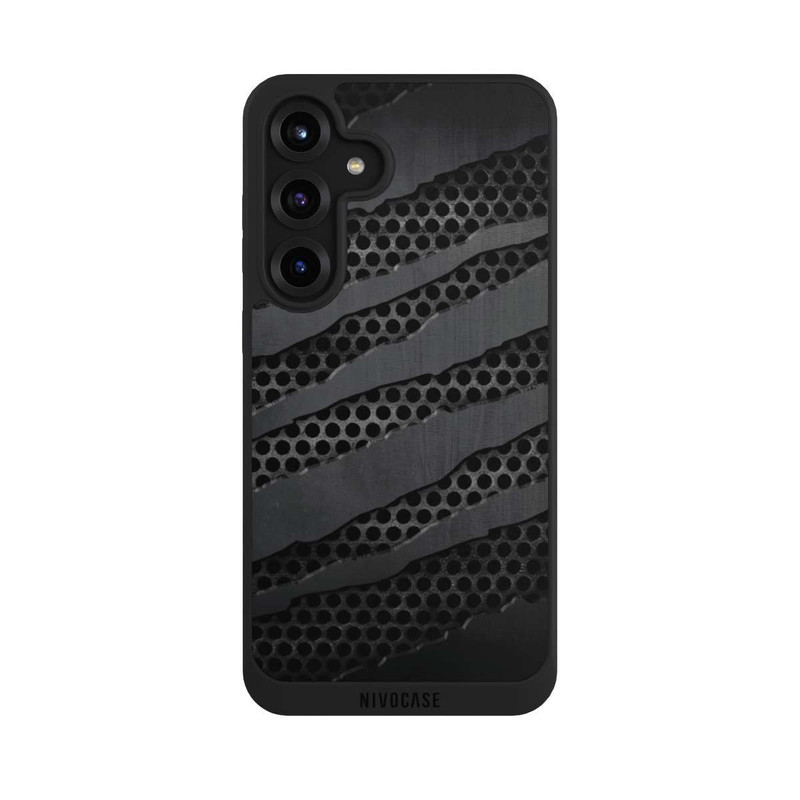 Galaxy S25 + NIVOpure Grey Metal Scratches