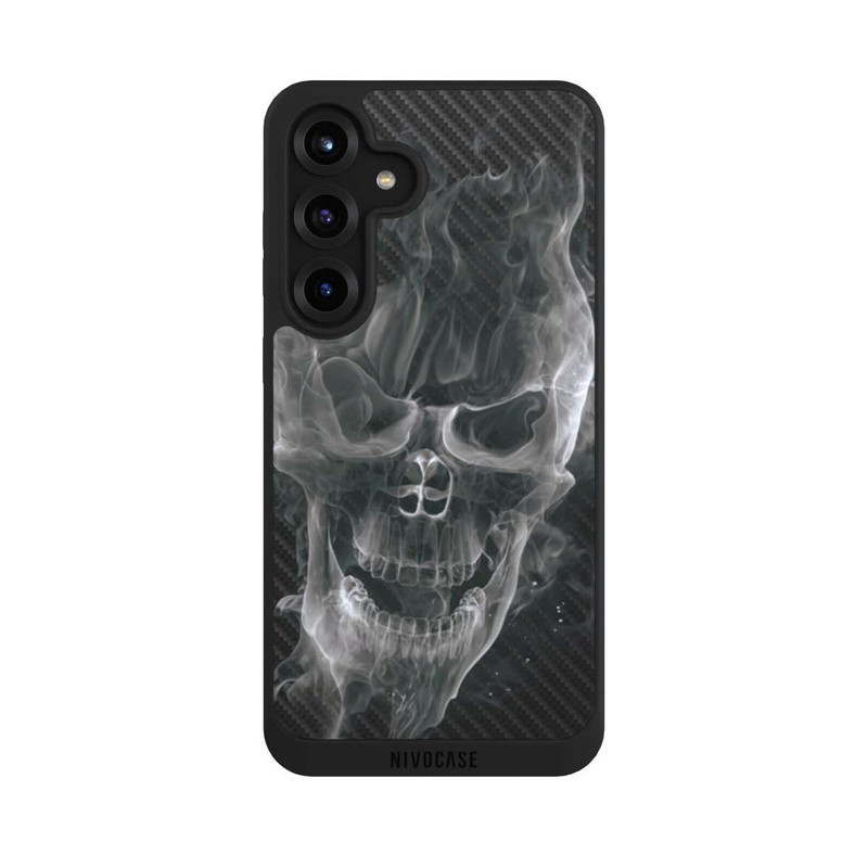 Galaxy S25 + NIVOpure Crâne Fumée Carbone