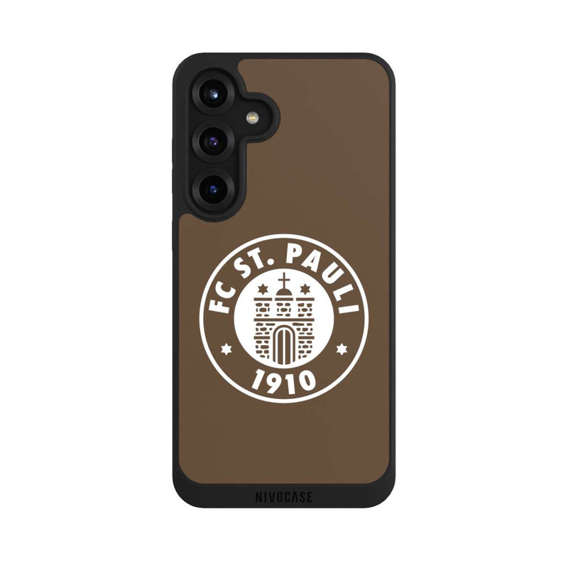 Galaxy S25 + NIVOpure FC St.Pauli Logo Braun