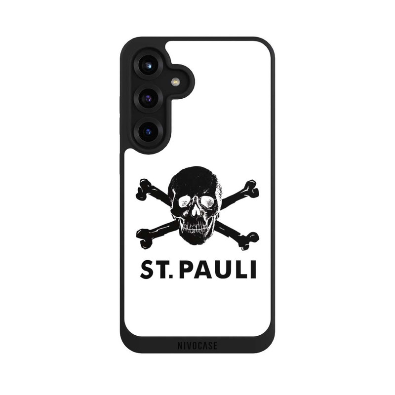 Galaxy S25 + NIVOpure FC St.Pauli BlackSkull
