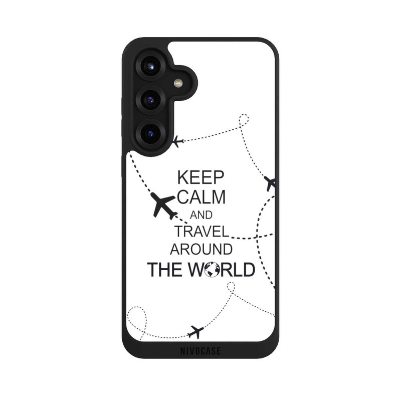 Galaxy S25 + NIVOpure Keep Calm and Travel
