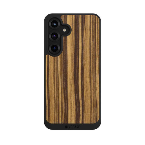 Samsung Galaxy S25+  NIVOpure Makassar Holzlook Hell
