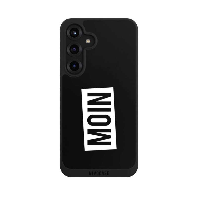 Galaxy S25 + NIVOpure Moin auf Schwarz