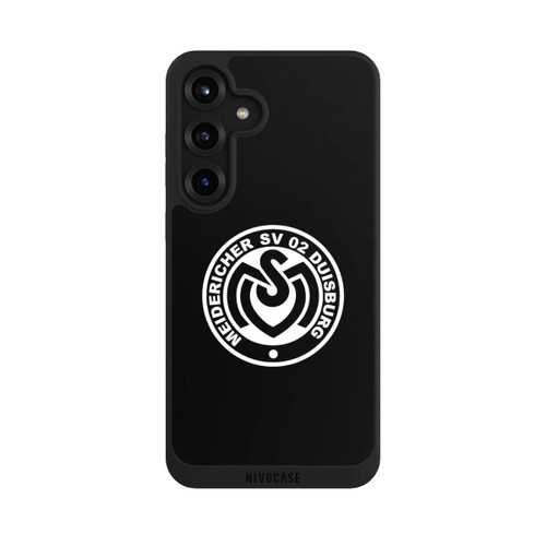 Samsung Galaxy S25+  NIVOpure MSV Logo auf Schwarz