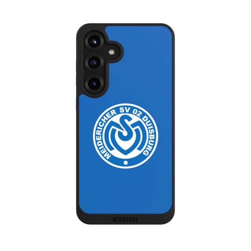 Samsung Galaxy S25+  NIVOpure MSV Logo auf Blau