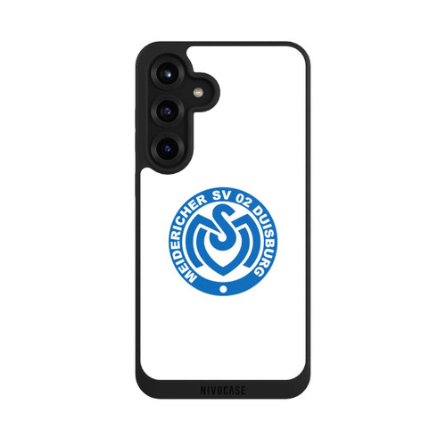 Samsung Galaxy S25+  NIVOpure MSV Logo auf Weiß