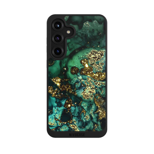 Samsung Galaxy S25+  NIVOpure Marbre Cyan Scintillant