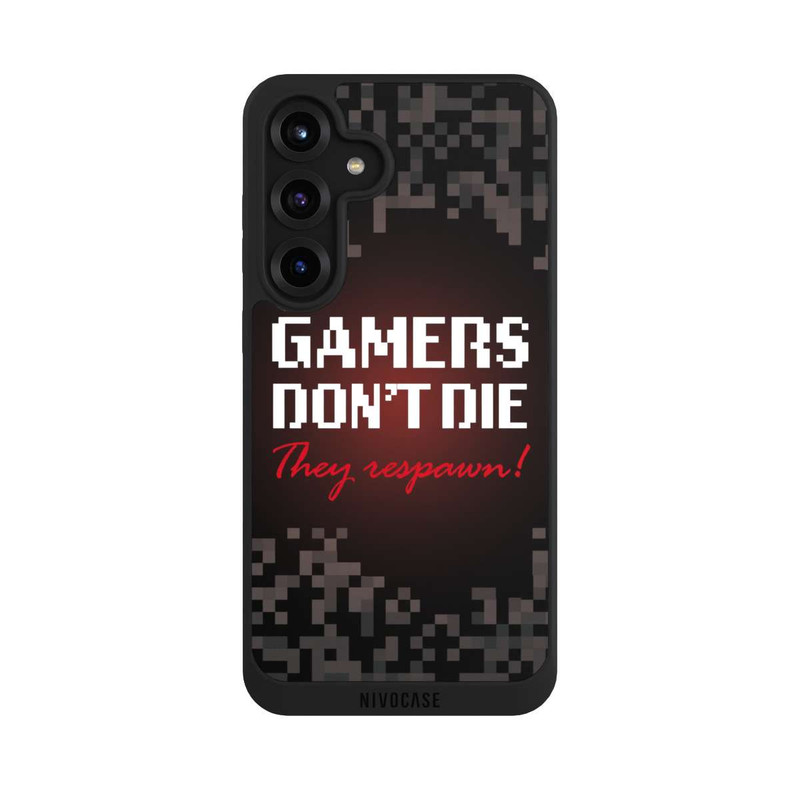 Galaxy S25 + NIVOpure Gamers Don't Die