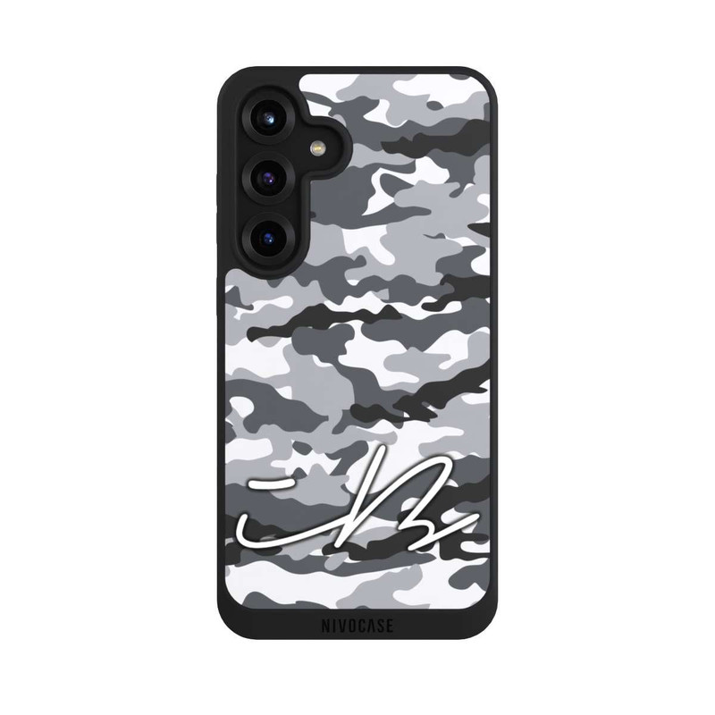 Galaxy S25 + NIVOpure Gris camo iBlali