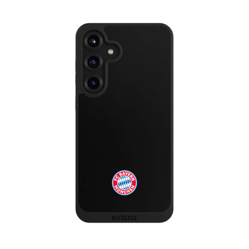 Samsung Galaxy S25+  NIVOpure Logo FCB Classique Petit - Coloré sur Fond Noir