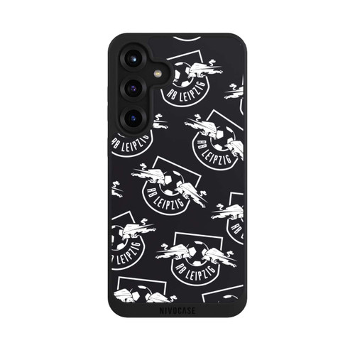 Samsung Galaxy S25+  NIVOpure Logos RB Leipzig Weiß auf Schwarz