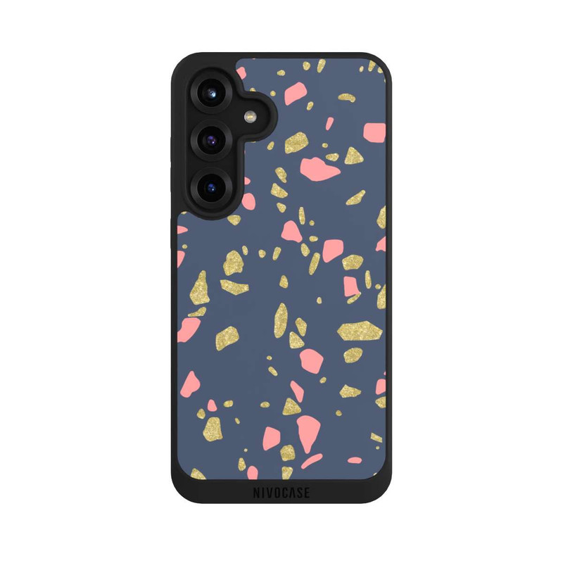 Galaxy S25 + NIVOpure Terazzo Look d'or