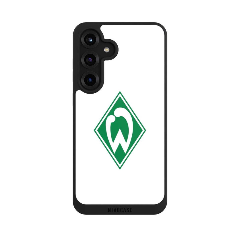 Galaxy S25 + NIVOpure Logo auf Weiß - Werder Bremen