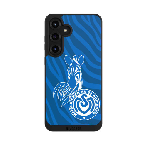 Samsung Galaxy S25+  NIVOpure Zebra Dunkelblau - MSV