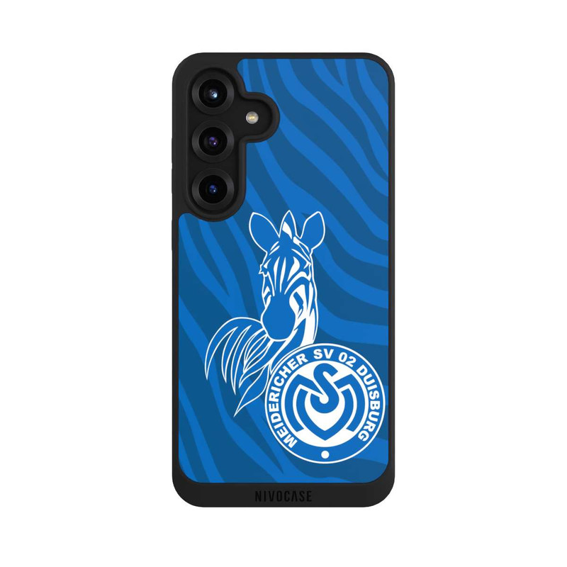 Galaxy S25 + NIVOpure Zebra Dunkelblau - MSV