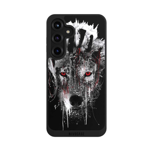 Samsung Galaxy S25+  NIVOpure Rote Augen Wolf