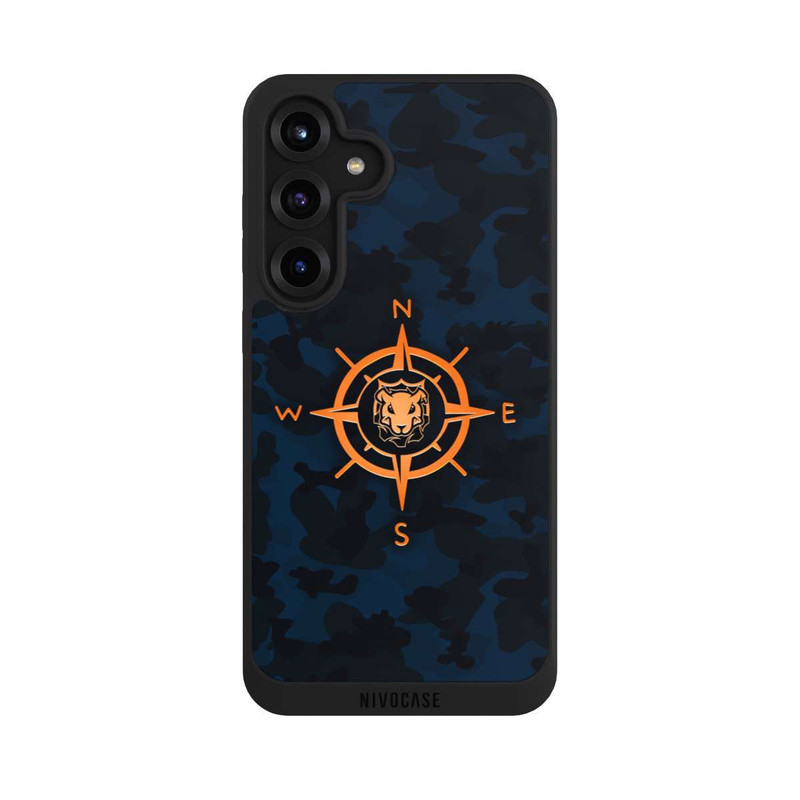 Galaxy S25 + NIVOpure Kompass Camo Blau