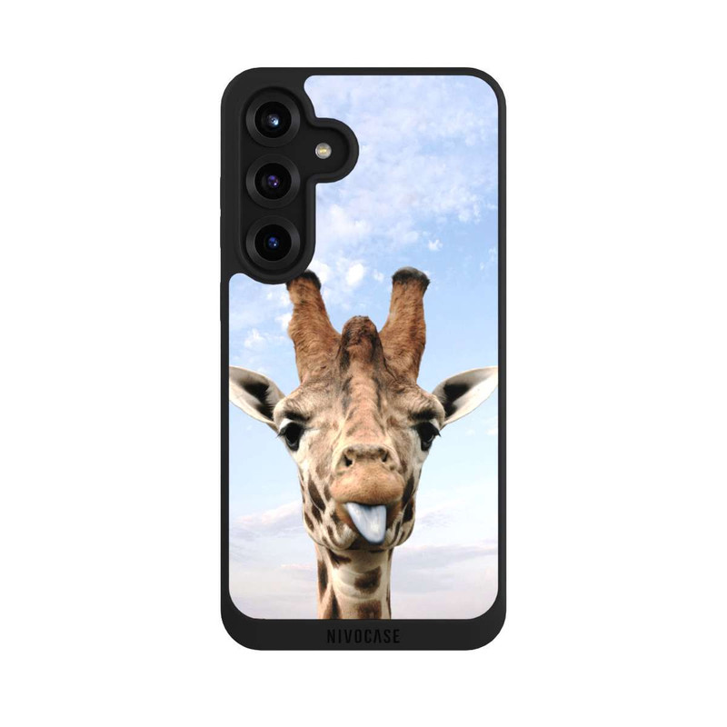 Galaxy S25 + NIVOpure Girafe sur la route