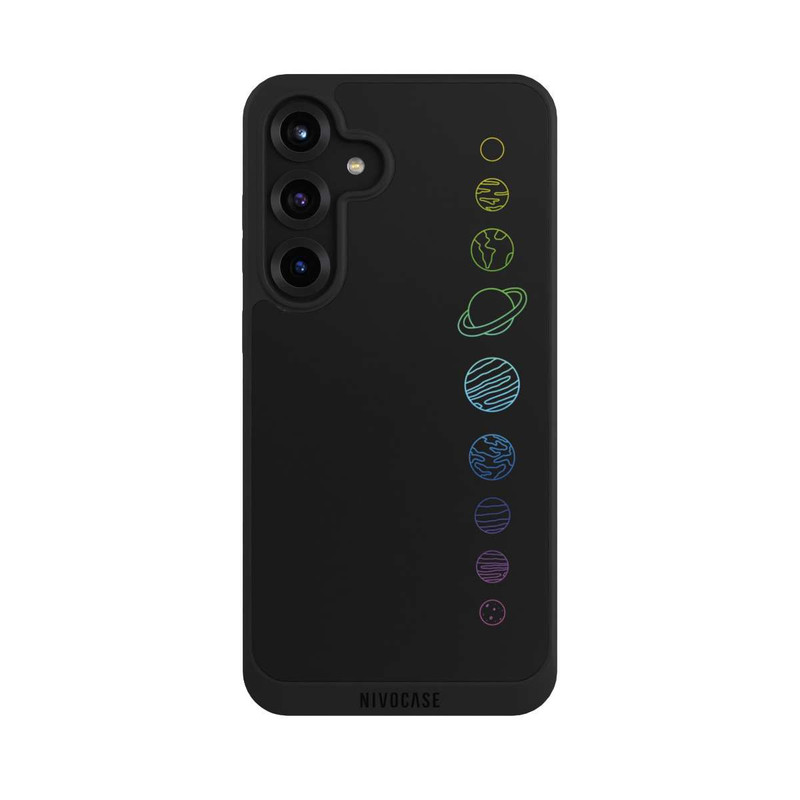 Galaxy S25 + NIVOpure Planètes colorées