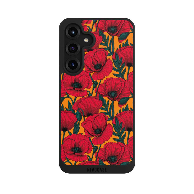 Galaxy S25 + NIVOpure Coquelicot Rouge