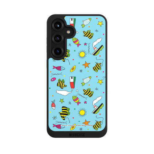 Samsung Galaxy S25+  NIVOpure Tigerente Muster Helblau
