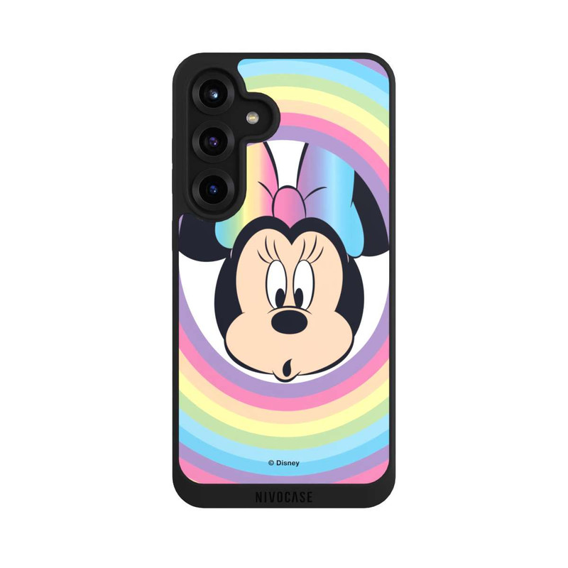 Galaxy S25 + NIVOpure Minnie Arc-en-ciel Rond