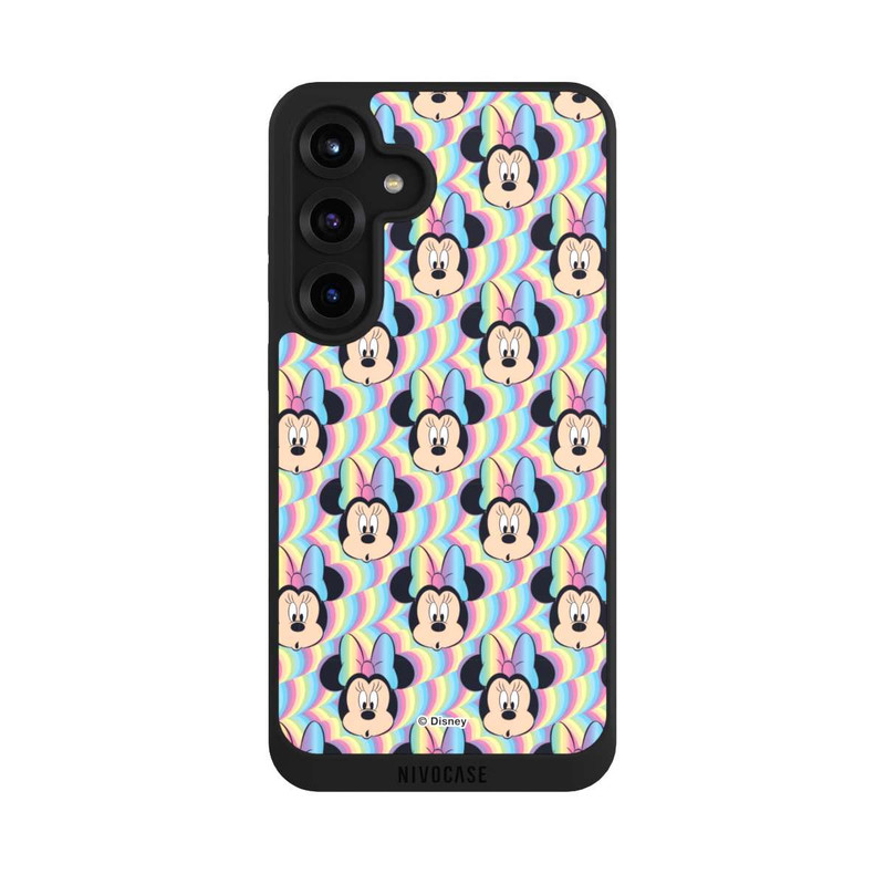 Galaxy S25 + NIVOpure Minnie Visages d'arc-en-ciel