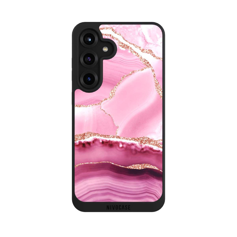 Galaxy S25 + NIVOpure Meerjungfrauen Pink Marmor