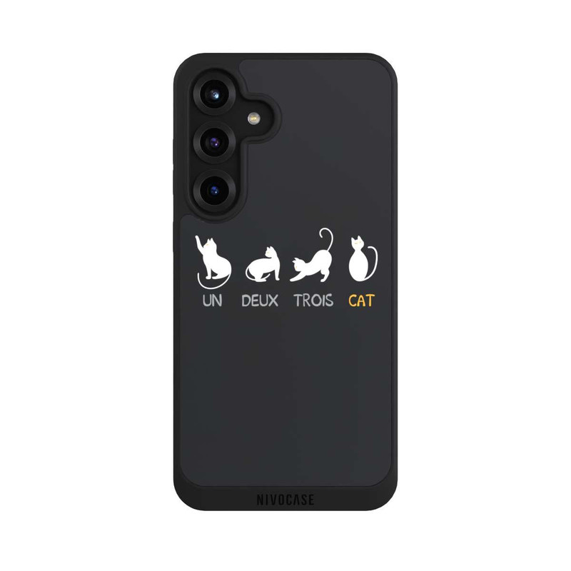 Galaxy S25 + NIVOpure Un Deux Trois Cat