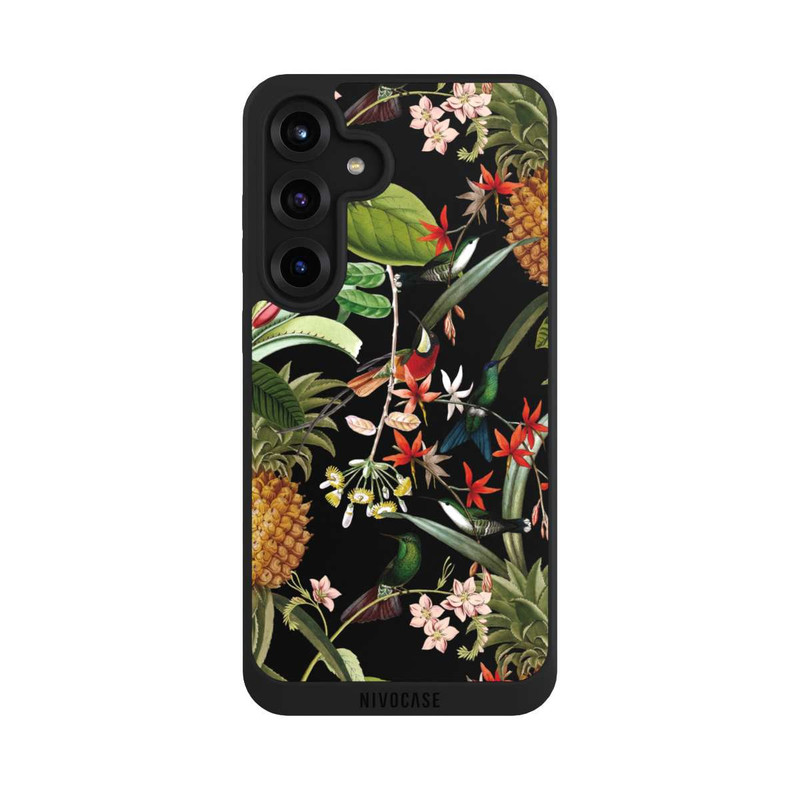 Galaxy S25 + NIVOpure Fleurs Exotiques Oiseau de Paradis