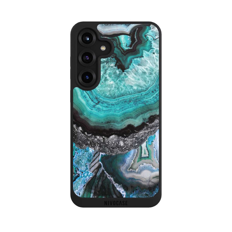 Galaxy S25 + NIVOpure Pierre précieuse Agate