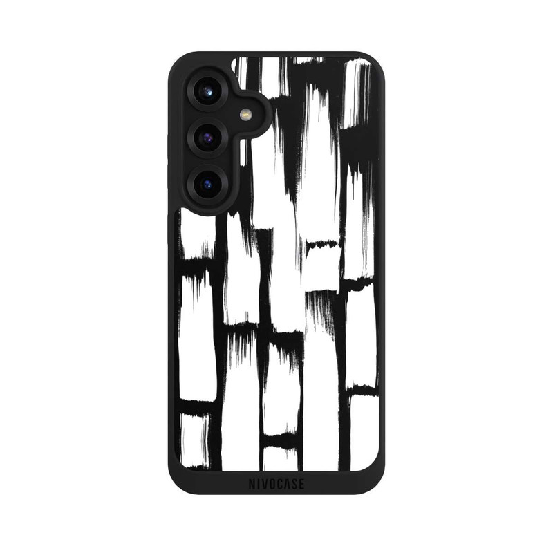 Galaxy S25 + NIVOpure Tribal-Pinselstriche