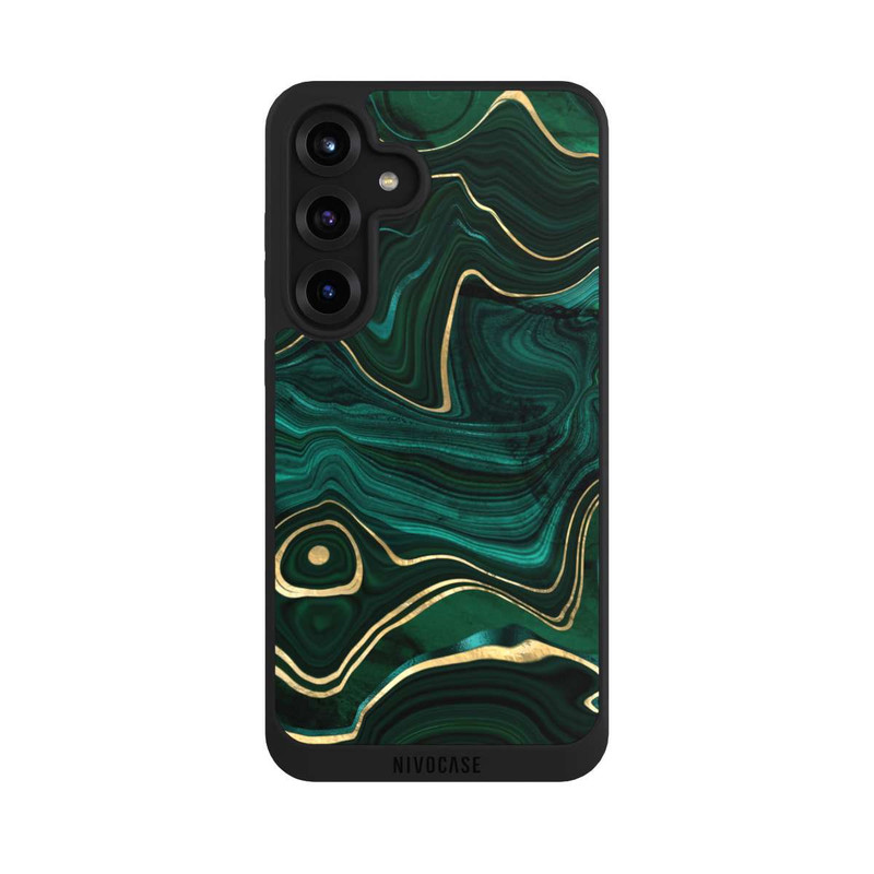 Galaxy S25 + NIVOpure Malachit Golddruck