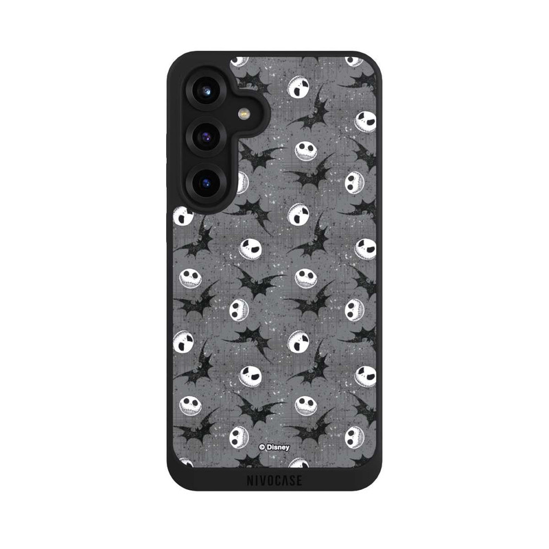 Galaxy S25 + NIVOpure Jack Grey Pattern Tim Burtons Nightmare before Christmas