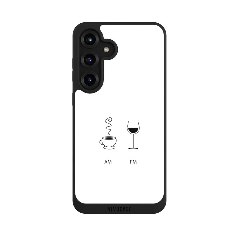 Galaxy S25 + NIVOpure AM (Kaffee) PM (Wein)