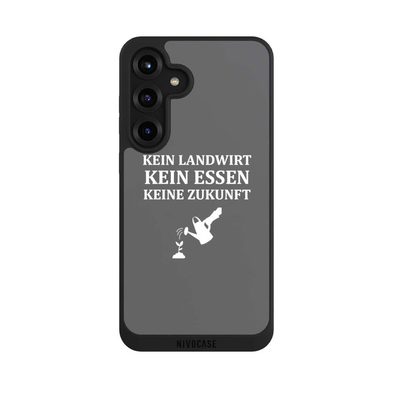 Galaxy S25 + NIVOpure Kein Landwirt kein Essen keine Zukunft
