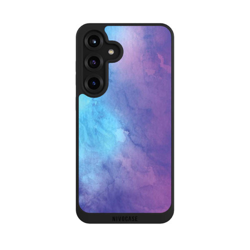 Samsung Galaxy S25+  NIVOpure Aquarell Blau Rosa Fade