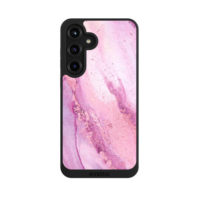 Galaxy S25 + NIVOpure Lila Marmorwand