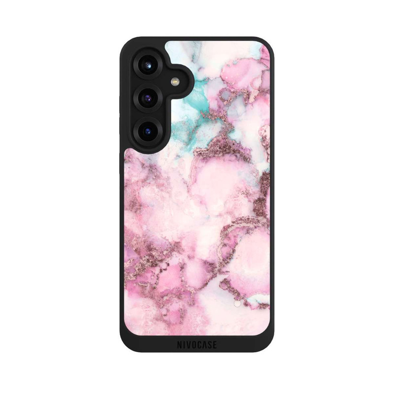 Galaxy S25 + NIVOpure Encre tourbillonnante rose