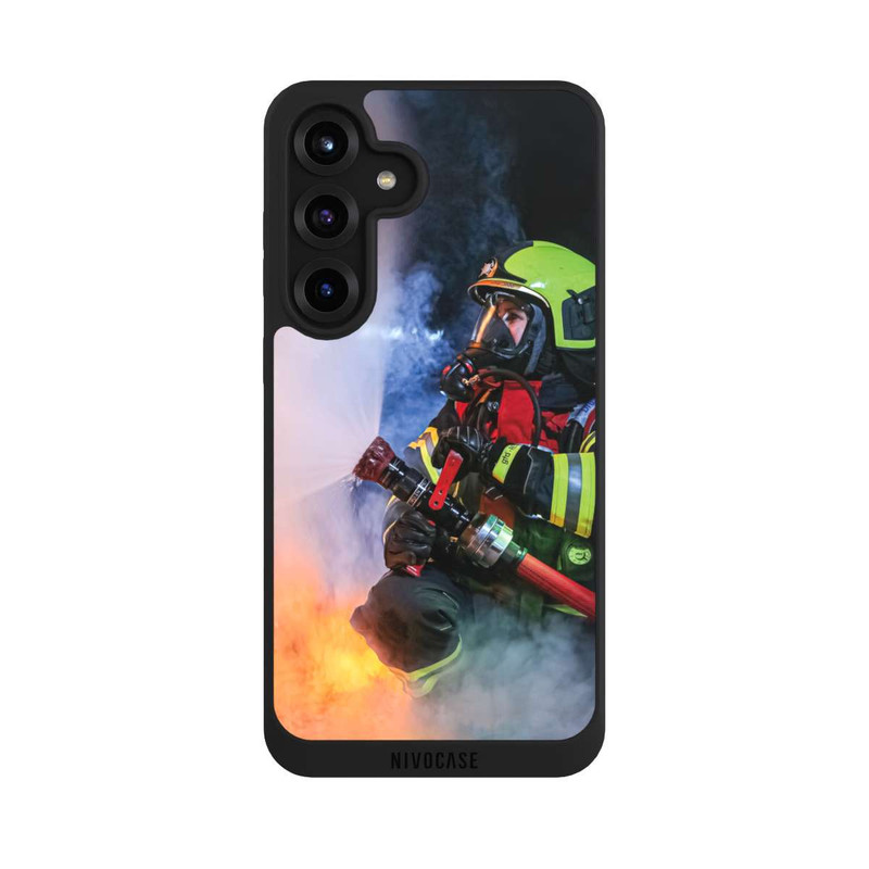 Galaxy S25 + NIVOpure Attaque des Flammes