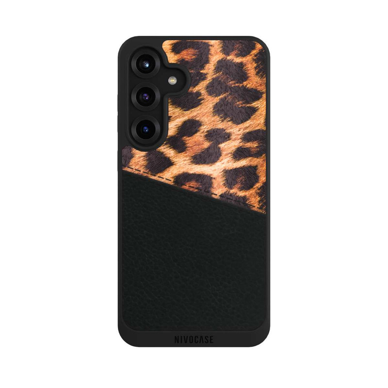 Galaxy S25 + NIVOpure Leder und Leoprint