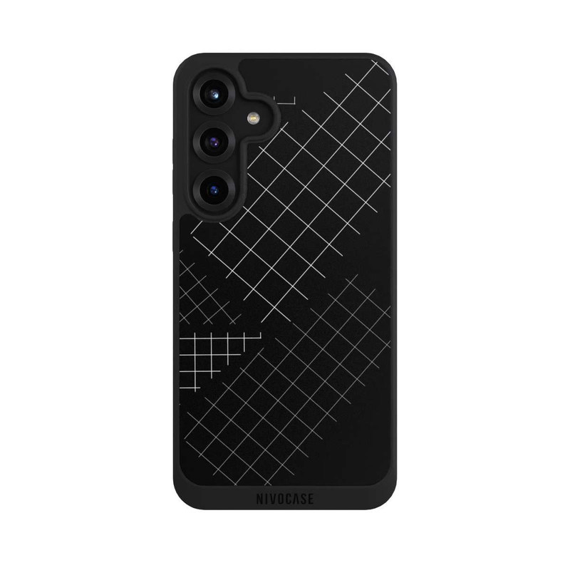 Galaxy S25 + NIVOpure Black White Grid