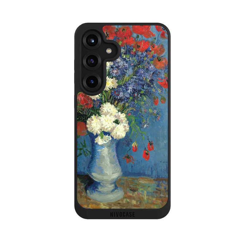 Galaxy S25 + NIVOpure Vase avec Bleuets et Coquelicots - Vicent Van Gogh