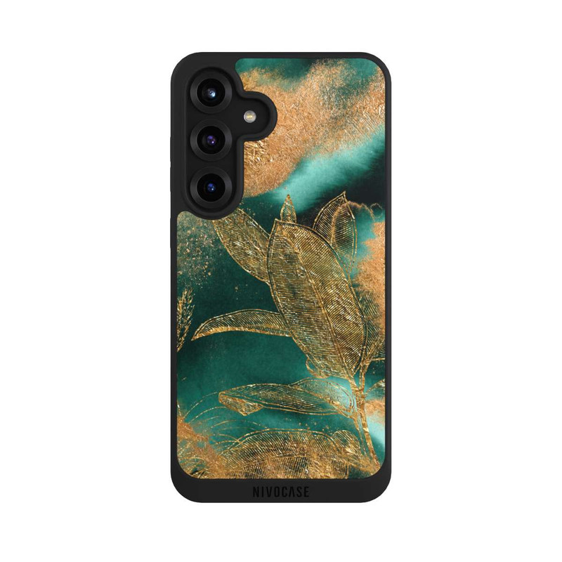 Galaxy S25 + NIVOpure Gold und Grün Natur