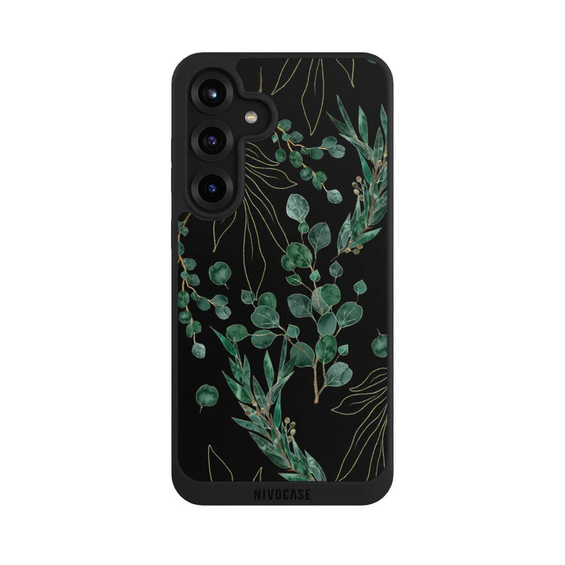 Galaxy S25 + NIVOpure Eukalyptusblätter schwarz