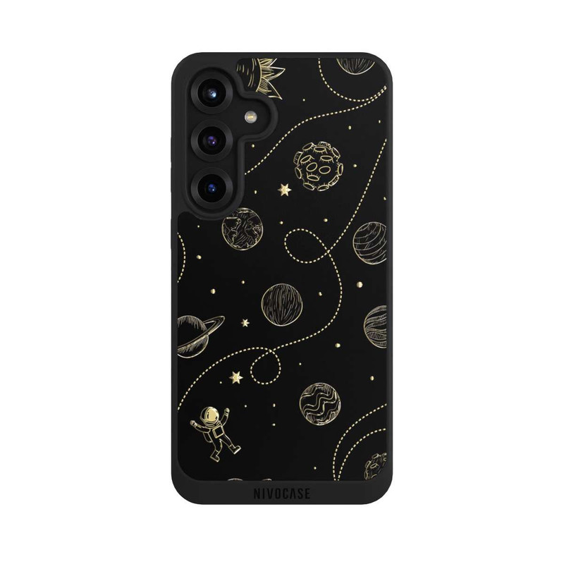 Galaxy S25 + NIVOpure Planètes Dorées