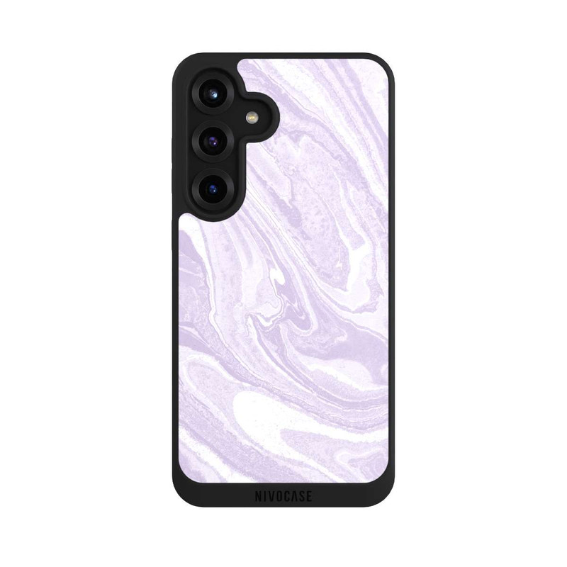 Galaxy S25 + NIVOpure Marbre lavande