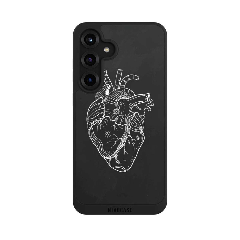 Galaxy S25 + NIVOpure Heart Drawing Black