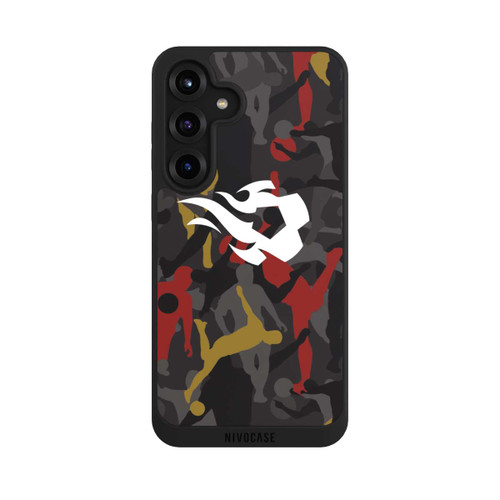 Samsung Galaxy S25+  NIVOpure Belgische Rote Flammen Camouflage